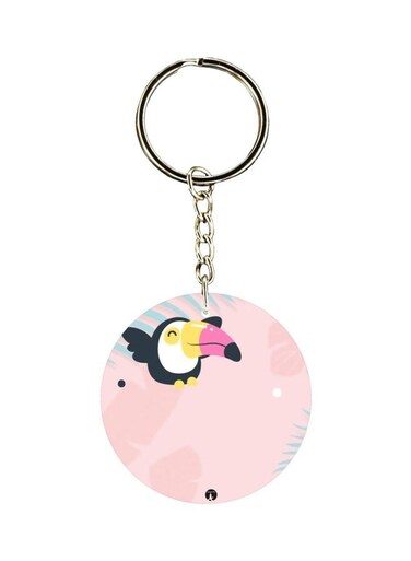 Single Sided Character Printed Keychain