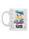 Wanted Printed Mug White/Blue/Yellow