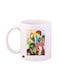 Multiple Characters Printed Mug White/Blue/Beige Standard Size