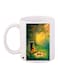 Winnie-The-Pooh Printed Coffee Mug White/Green/Yellow 11ounce