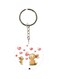Cartoon Rabbit Themed Single Sided Keychain