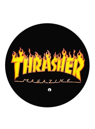 Thrasher Printed Fridge Magnet Round Multicolour