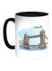 Bridge Of London Printed Coffee Mug Black/Blue/Brown