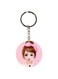 Girl Printed Dual Sided Keychain