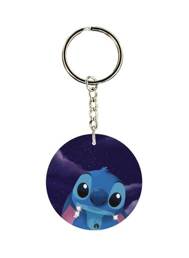 Double Sided Cartoon Printed Keychain
