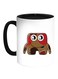 Cartoons Printed Coffee Mug White/Black 11ounce