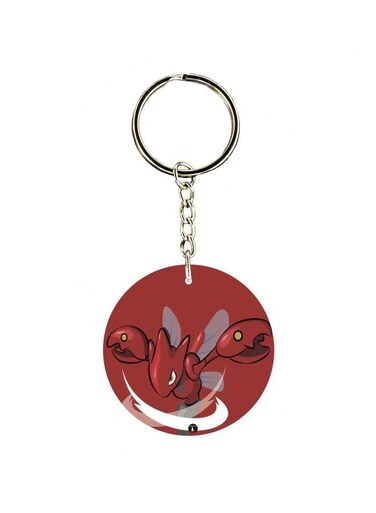 Cartoon Themed Single Sided Keychain