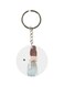 Girl Cartoon Printed Keychain