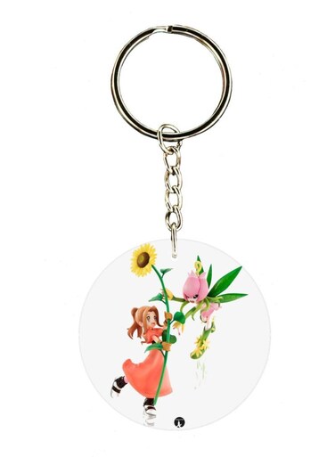 Anime Digimon Printed Keychain