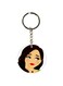 Girl Printed Keychain