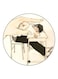 A Boy Printed Fridge Magnet Beige/Black