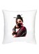 Fortnite Character Printed Decorative Cushion White/Black/Pink 16x16inch