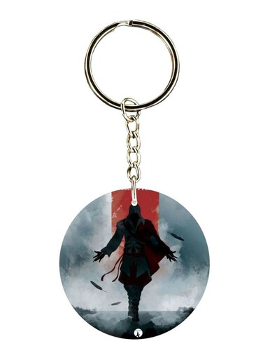 Double Sided Assassin's Creed Printed Keychain