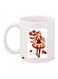 Cartoon Printed Coffee Mug White/Red/Green 11ounce