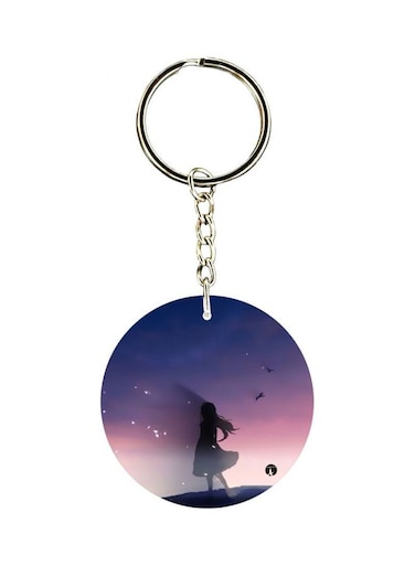 Girl Printed Keychain
