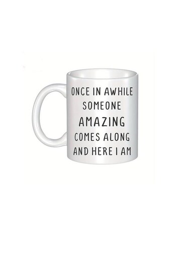 RYN&reg; PRINTED DESIGN 1pc, Funny Quotes Gift Coffee Mug, Simple Mug, Inspirational Quotes Coffee Cup, Funny Gifts, Gift For Her, Christmas Gift, Birthday Gift