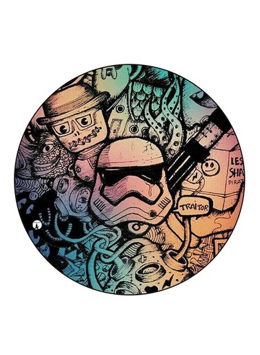 Random Things Printed Fridge Magnet Multicolour