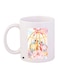 Birds And Flower Printed Coffee Mug White/Pink/Yellow 11ounce