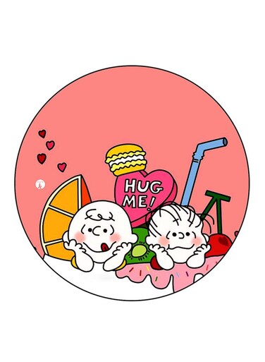 Snoopy Printed Fridge Magnet Multicolour