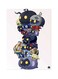 Video Game Kingdo Hearts Metal Plate Poster Blue/Purple 15x20cm
