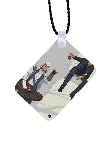 Assassin's Creed Printed Car Mirror Pendant