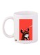 Printed Coffee Mug White/Red/Black 11ounce