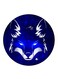 Wolf Printed Fridge Magnet Multicolour