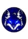 Wolf Printed Fridge Magnet Multicolour