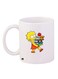 The Simpsons Printed Coffee Mug White/Yellow/Red 11ounce