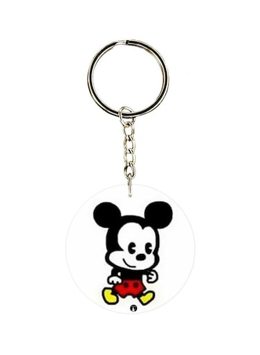 Mickey Mouse Printed Single Sided Keychain