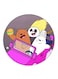 We Bare Bears Printed Fridge Magnet Round Multicolour