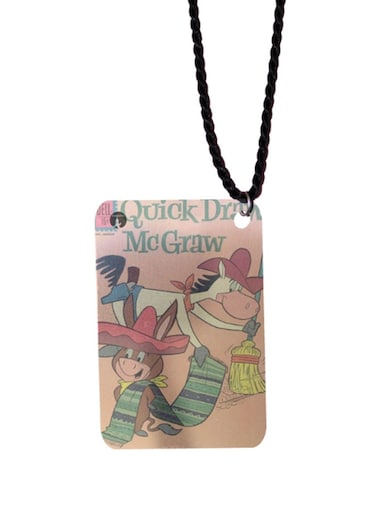 Quick Draw Mcgraw Printed Car Mirror Pendant