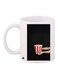 Popcorn Printed Coffee Mug White/Black/Red 11ounce