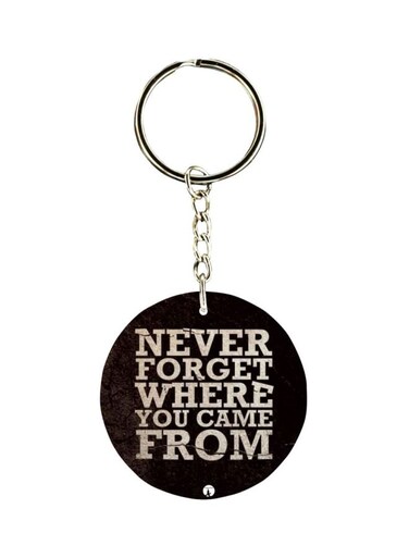 English Phrases Printed Keychain
