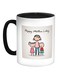 Happy Mother's Day Printed Coffee Mug Black/Grey/Pink 325ml