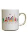 Dubai City Printed Mug Red/Orange/White