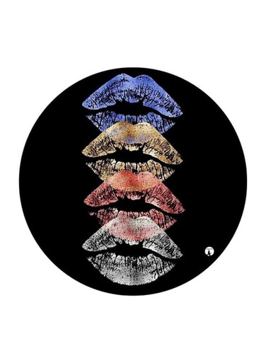 Printed Fridge Magnet Black/Blue/Red 5.5cm