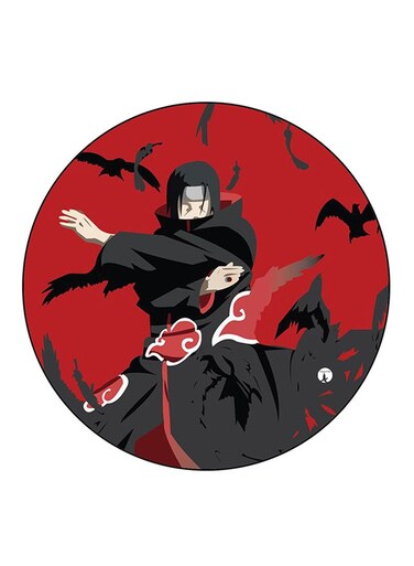 The Anime Naruto Printed Fridge Magnet Round Multicolour