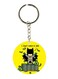 Double Sided Batman Printed Keychain