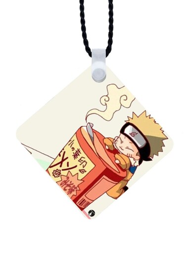 Naruto Printed Car Mirror Pendant