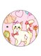 Cat Printed Fridge Magnet Multicolour