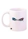 Eyes Printed Mug White/Blue/Pink Standard Size