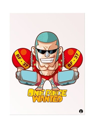 Anime One Piece Metal Plate Poster Multicolour