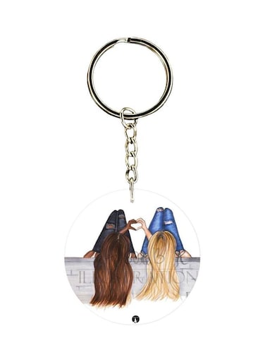 Cartoon Themed Single Sided Key Chain