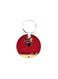 Assassn's Creed Printed Keychain Red/Beige/Black