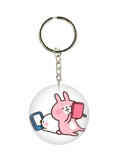 Cartoon Printed Keychain
