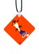 Video Game Crash Printed Car Mirror Pendant