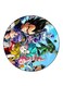 Anime Dragon Ball Printed Fridge Magnet Round Multicolour
