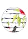 Flowers Printed Fridge Magnet Multicolour