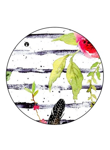 Flowers Printed Fridge Magnet Multicolour